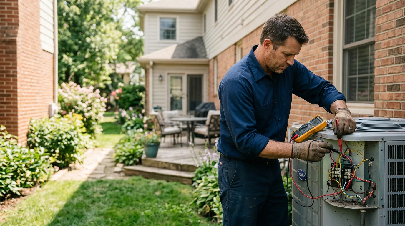 HVAC technician working near Rockvale, TN